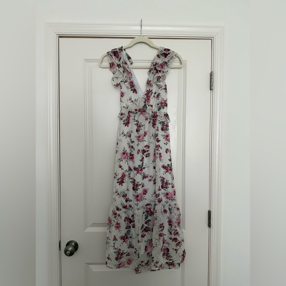 Elegant Trixxi Los Angeles Ruffle Dress – Size Small